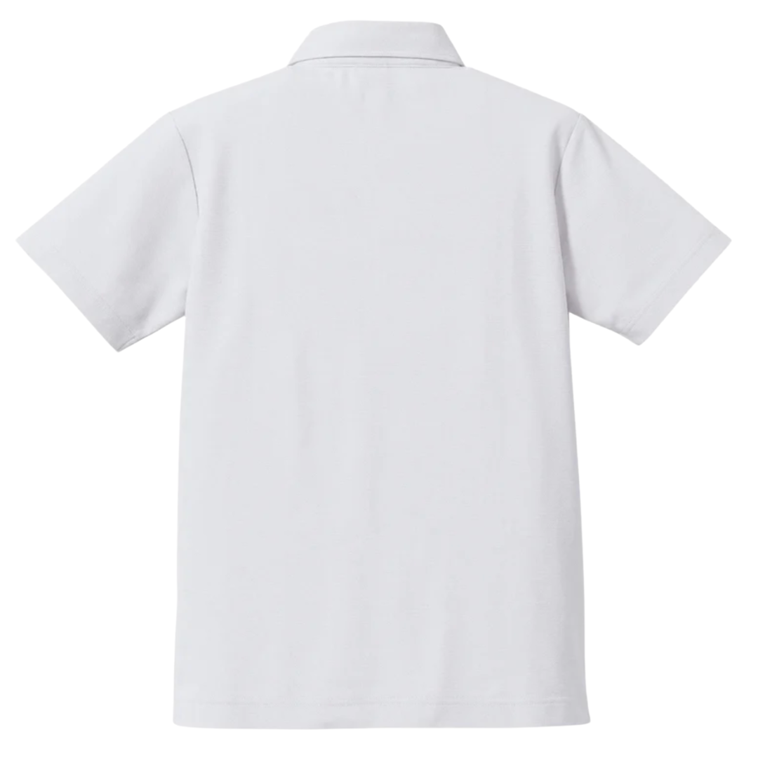 EQUILENGE公式 シンプルポロシャツ【白】