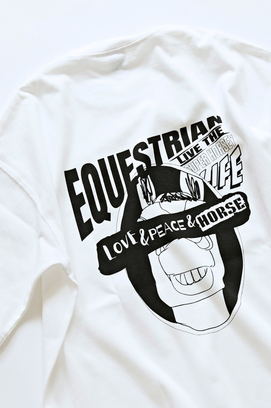 Season's pick! 【BIG TEE /バックプリント】LIVE the EQUESTRIAN LIFE