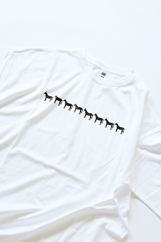 ◾️SMPLE 特別SALE◾️新馬たちの行進［BIG TEE ］