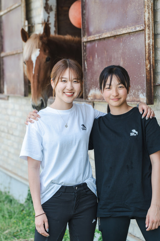 SHOW JUMPING シンプルワンポイント Tシャツ