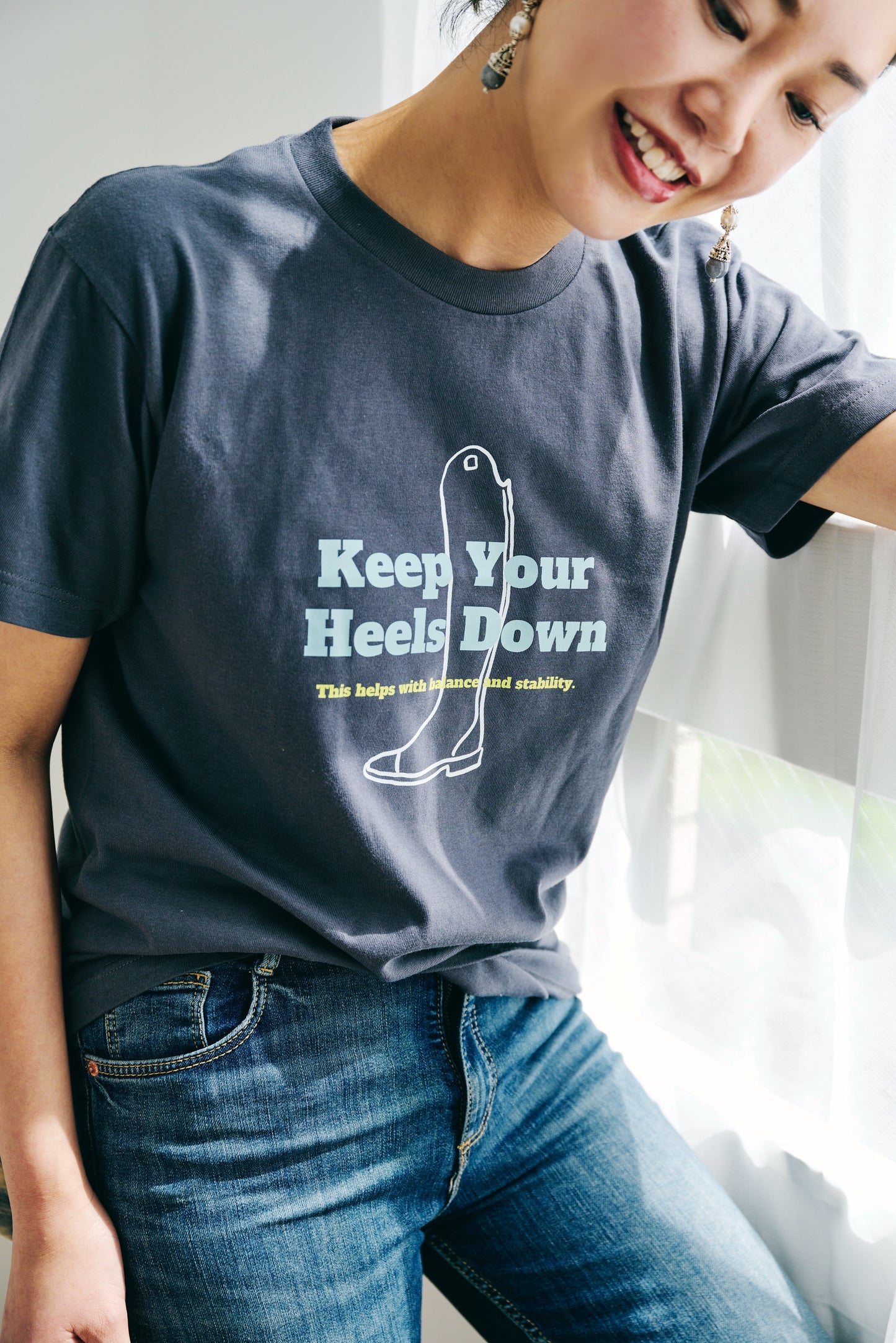 KEEP YOUR HEELS DOWN