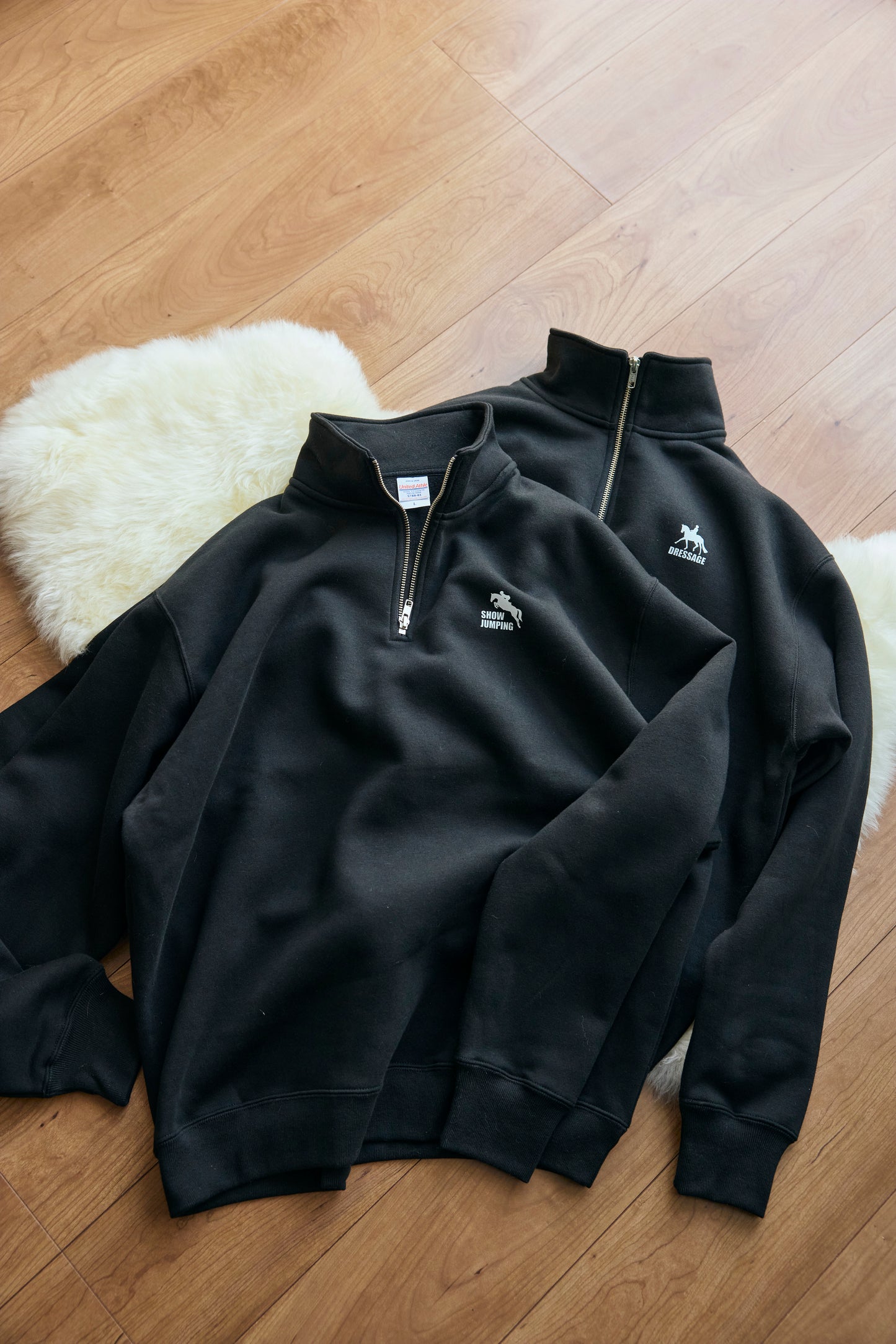 sweat tops｜ 裏起毛Half-Zip Sweatshirt