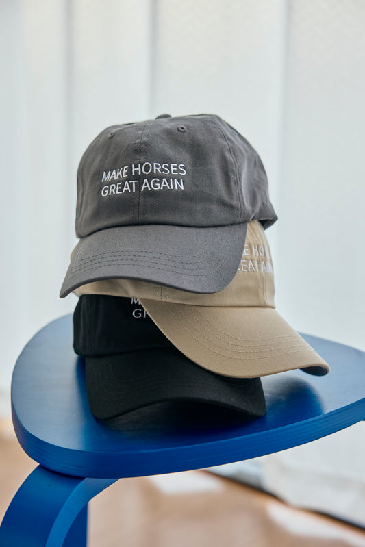 MAKE HORSES GREAT AGAIN キャップ