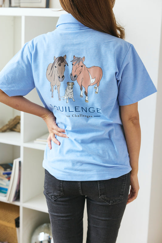 EQUILENGE公式　ほのぼのポロシャツ