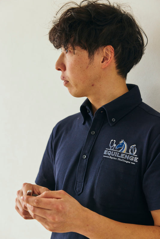 EQUILENGE公式 【馬の脚】解剖学デザイン ポロシャツ