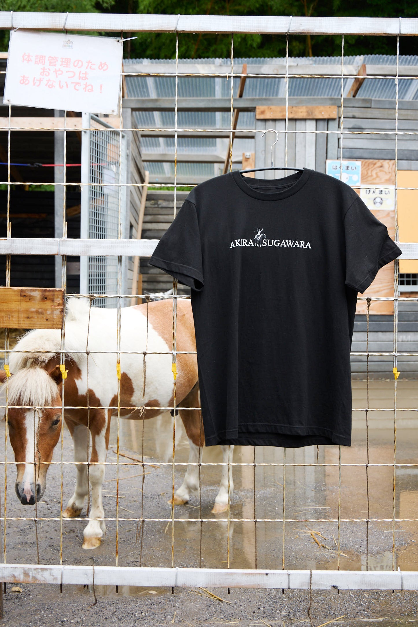 菅原明良騎手コラボ　にんじんプレゼントTシャツ2025【黒】