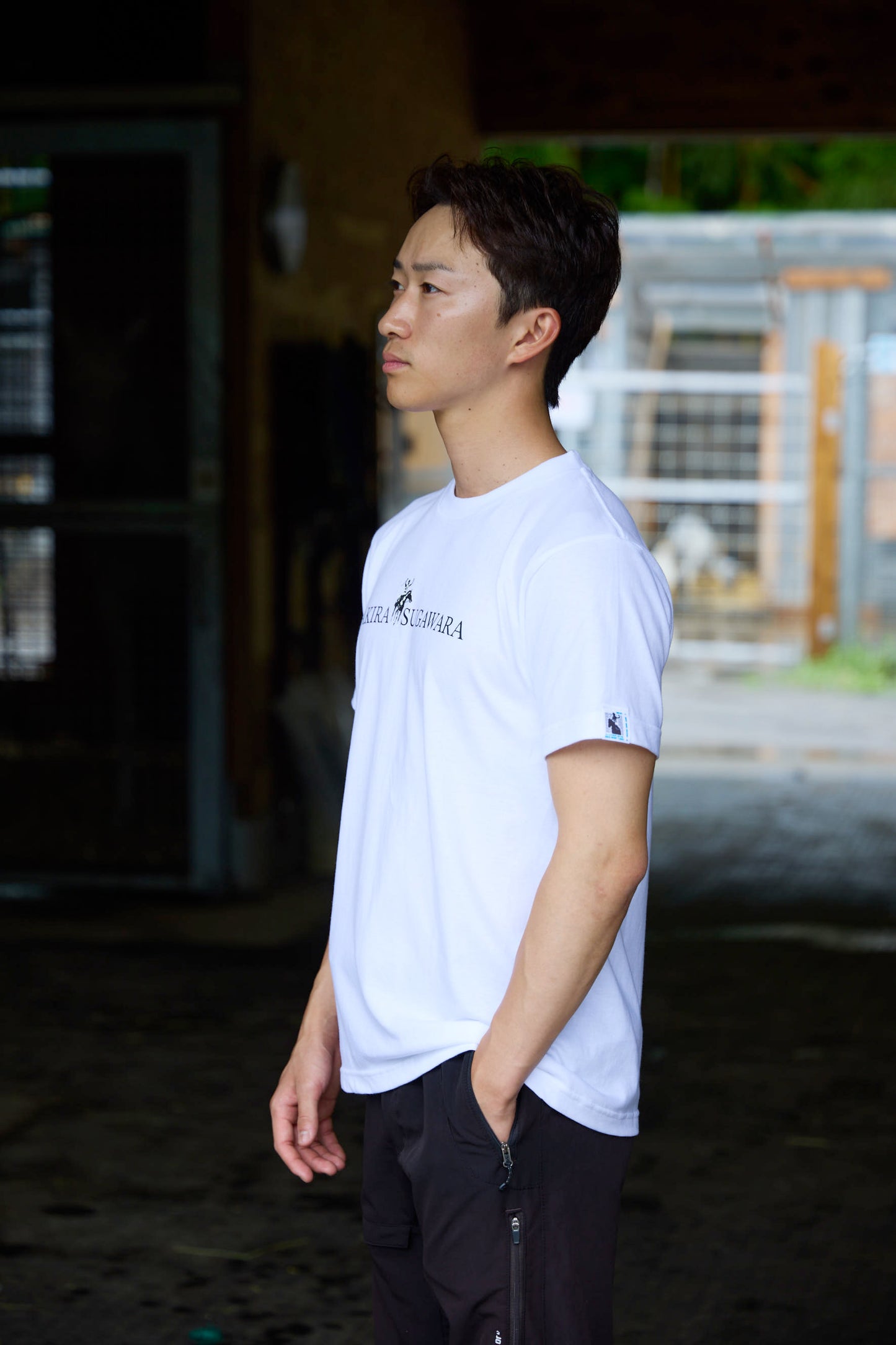 菅原明良騎手コラボ　にんじんプレゼントTシャツ2025 【白】