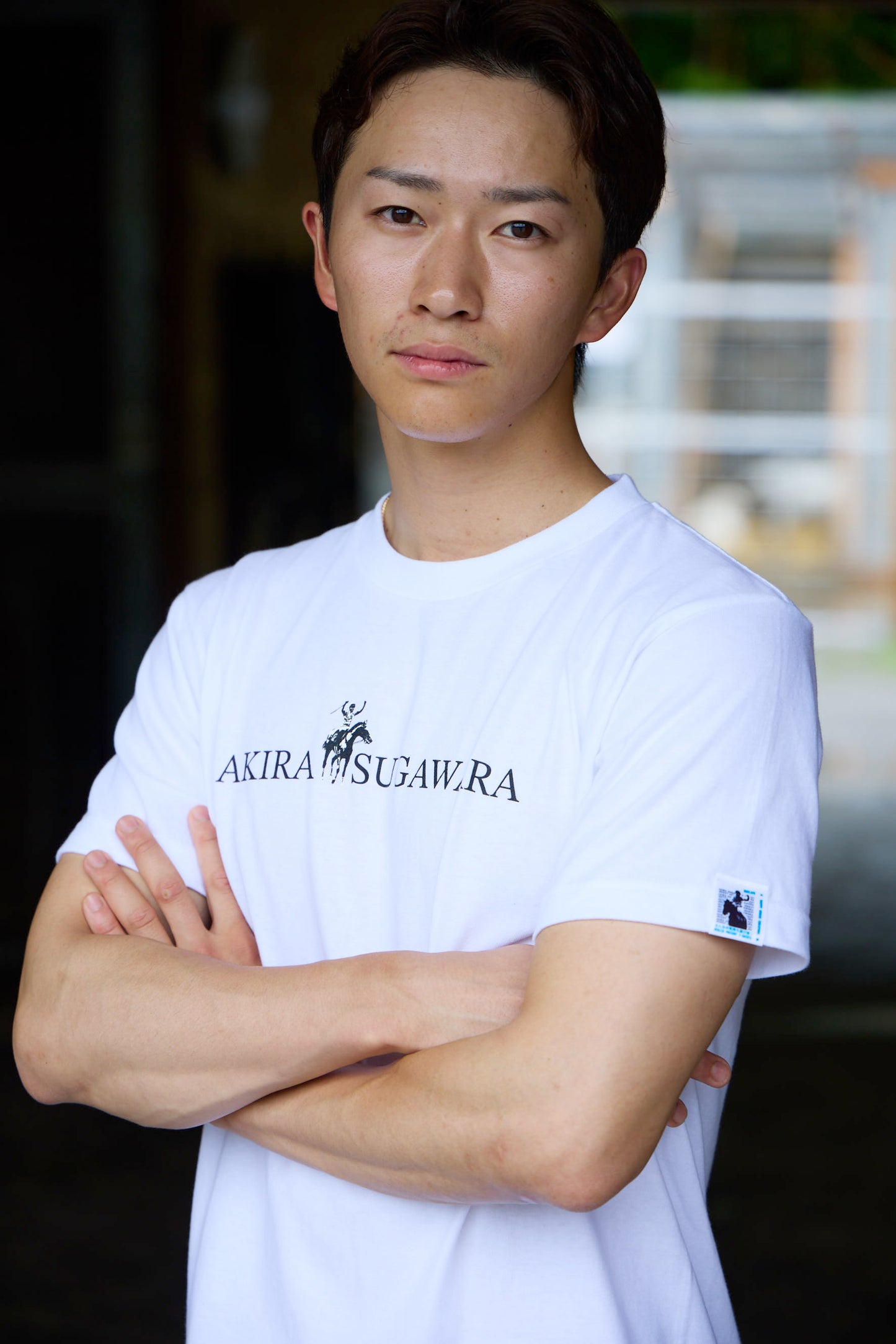 菅原明良騎手コラボ　にんじんプレゼントTシャツ2025 【白】