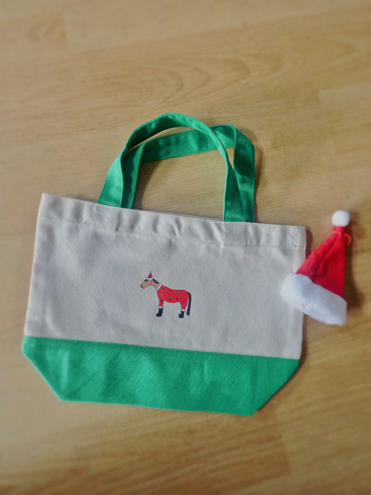 tote bag｜12月20日までの期間限定商品🎄 クリスマスHORSEのランチトート☆