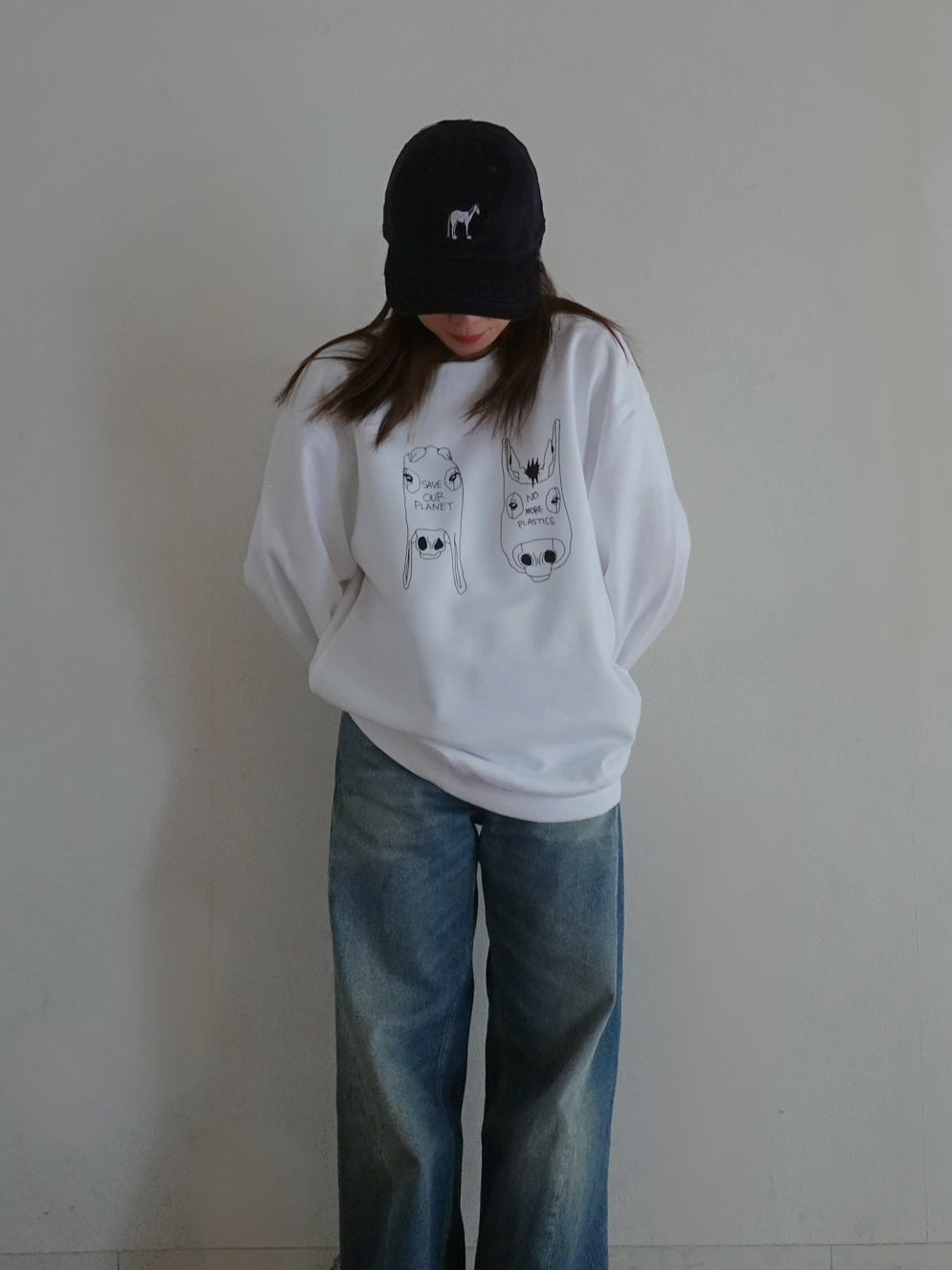 sweat tops｜SAVE OUR PLANET｜NO MORE PLASTICS