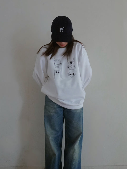 sweat tops｜SAVE OUR PLANET｜NO MORE PLASTICS