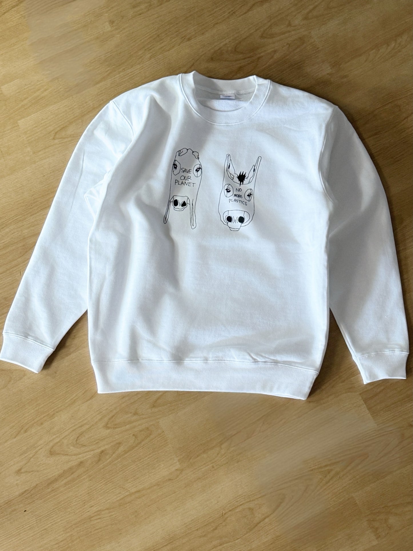 sweat tops｜SAVE OUR PLANET｜NO MORE PLASTICS