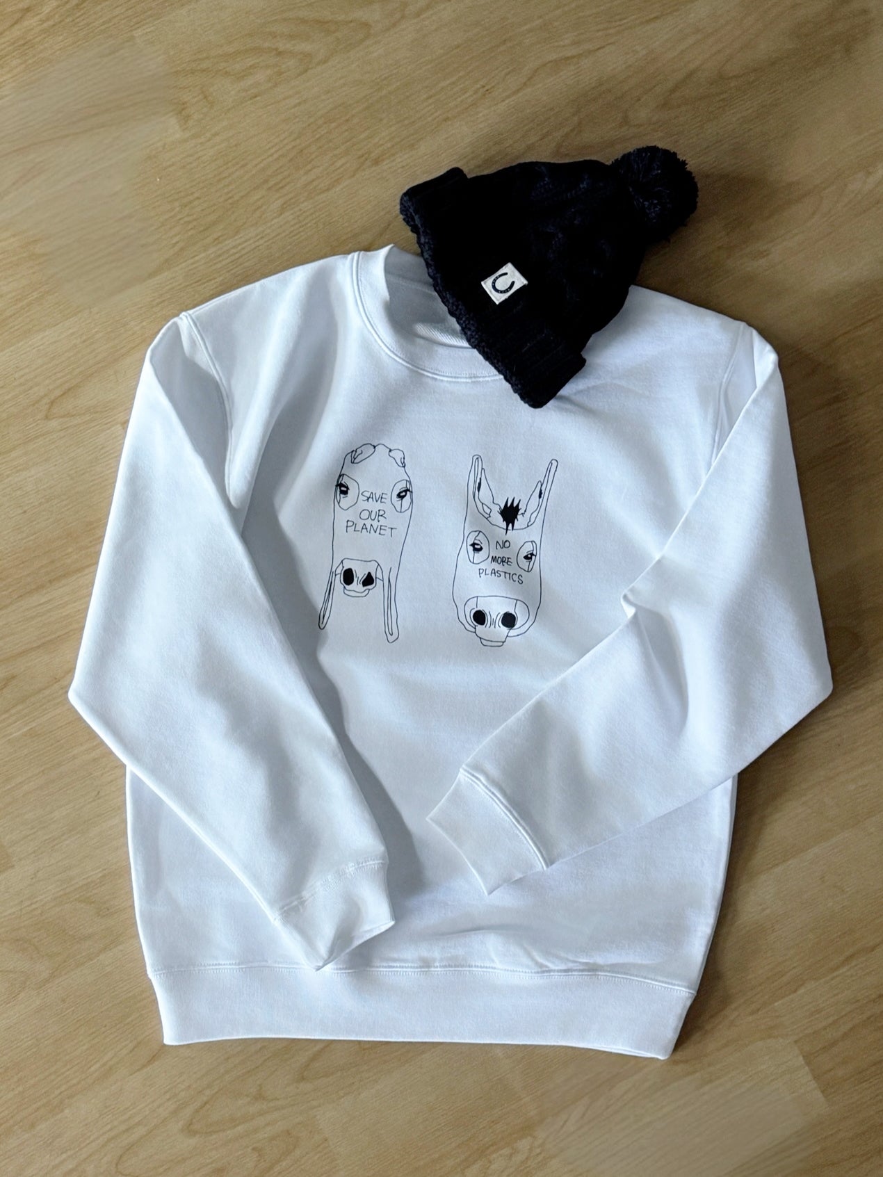 sweat tops｜SAVE OUR PLANET｜NO MORE PLASTICS